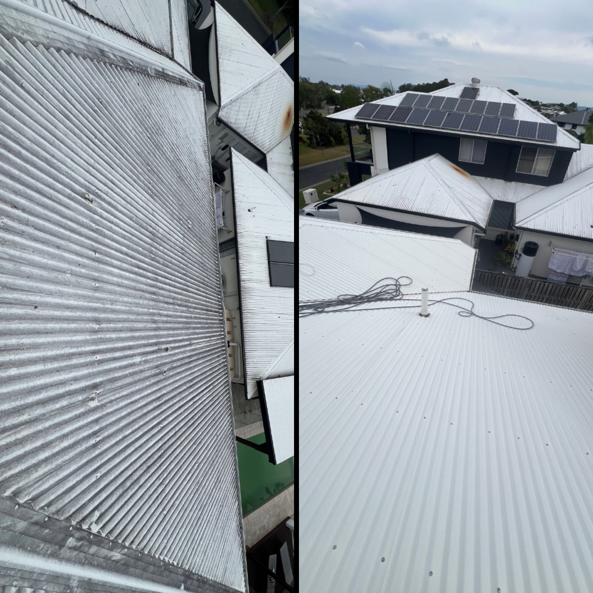 Colorbond Roof Preparation Clean — Prior to Repaint