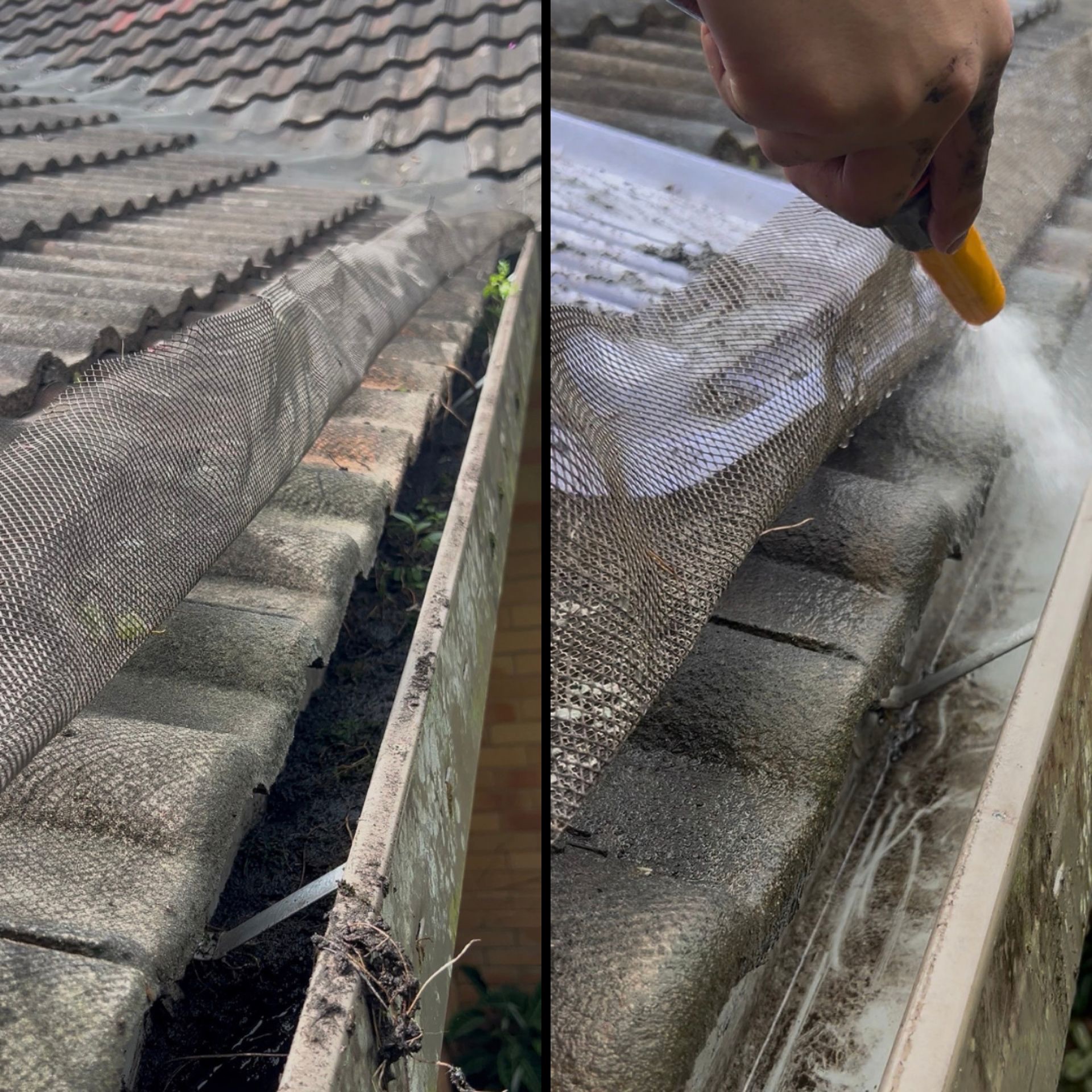 Gutter Guard Removal, Clean & Reinstall — Logan