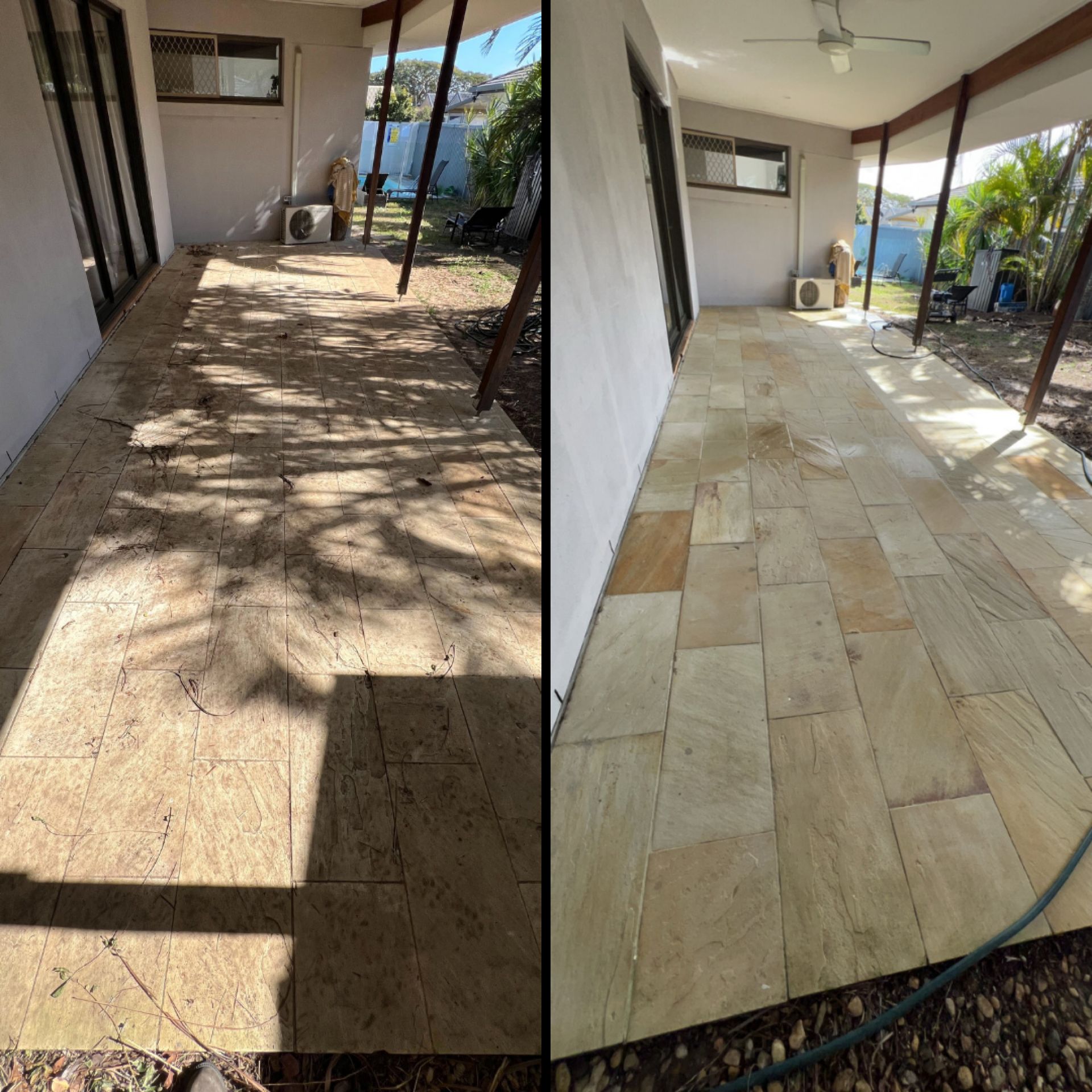 Sandstone Tile Patio & Alfresco Clean