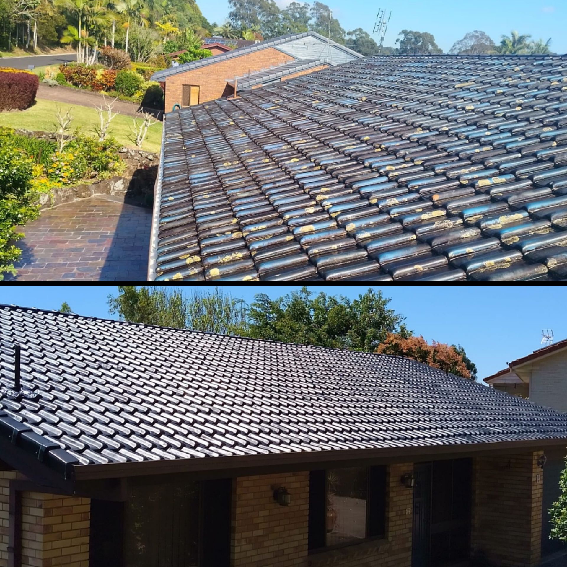 Terracotta Roof Clean, Restoration & Repaint — 5 Year Warranty