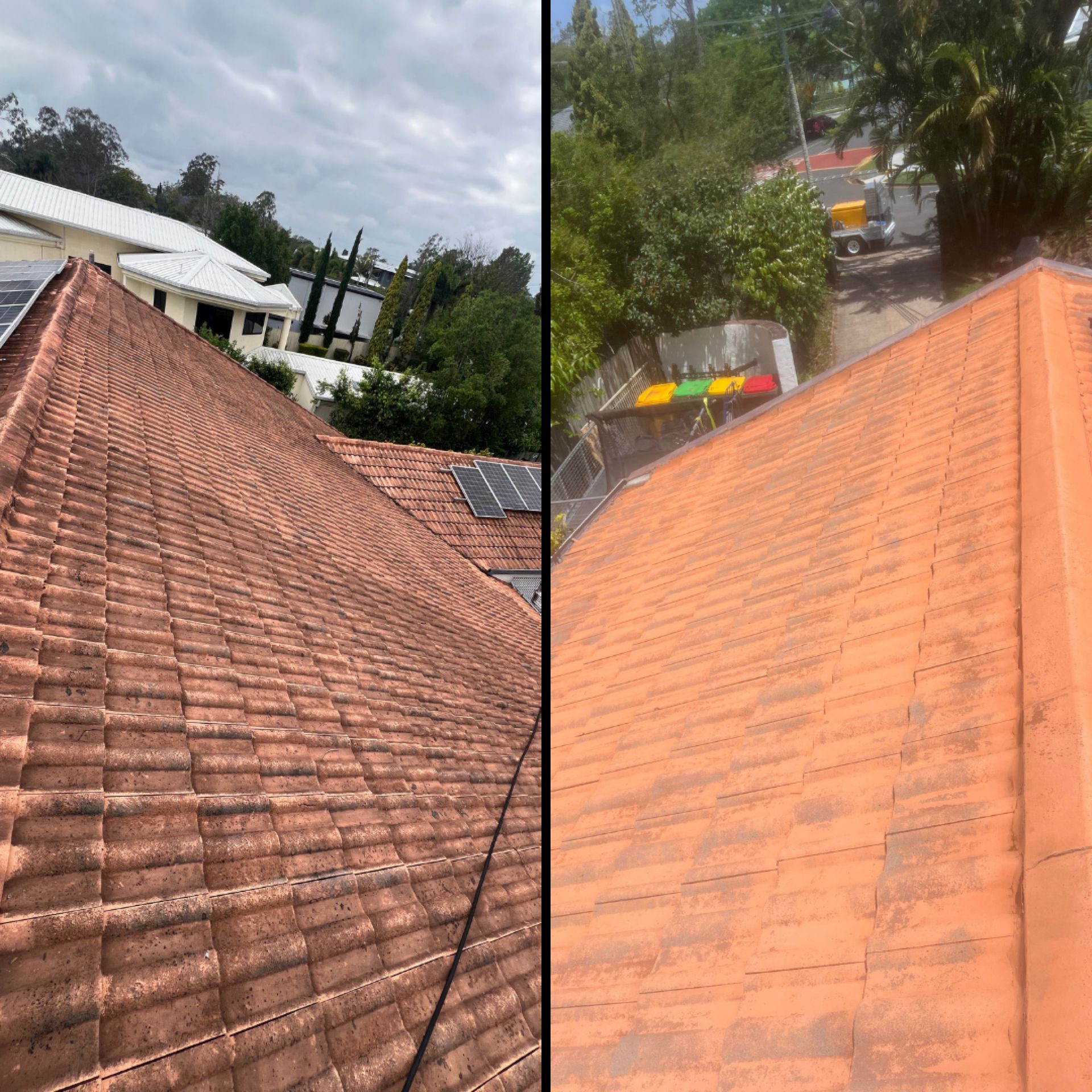 Delicate Terracotta Roof Soft Wash Only — Logan