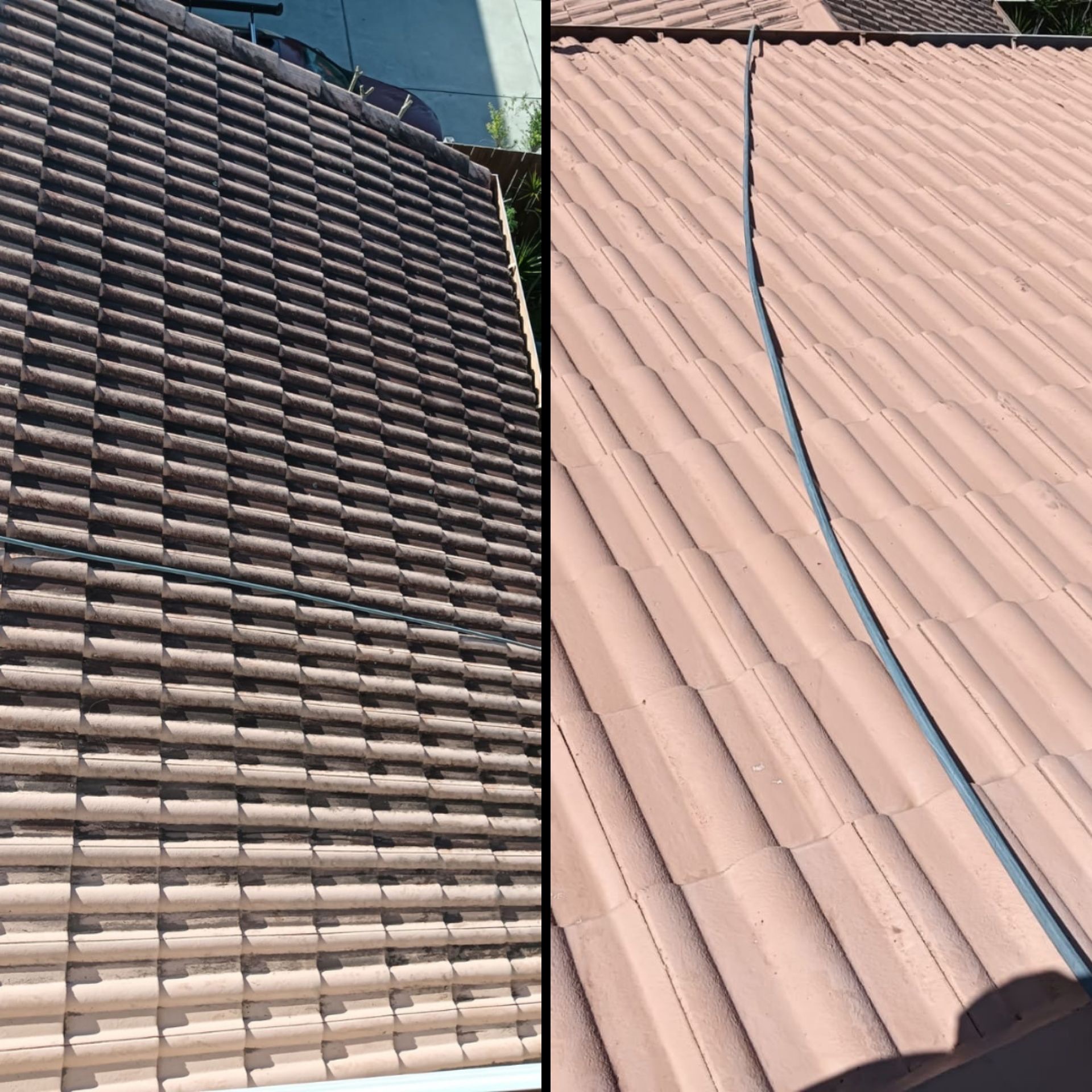 Tiled Roof Soft Wash — Gold Coast